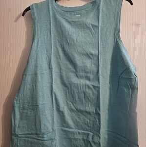 Cotton sleeveless t-shirt